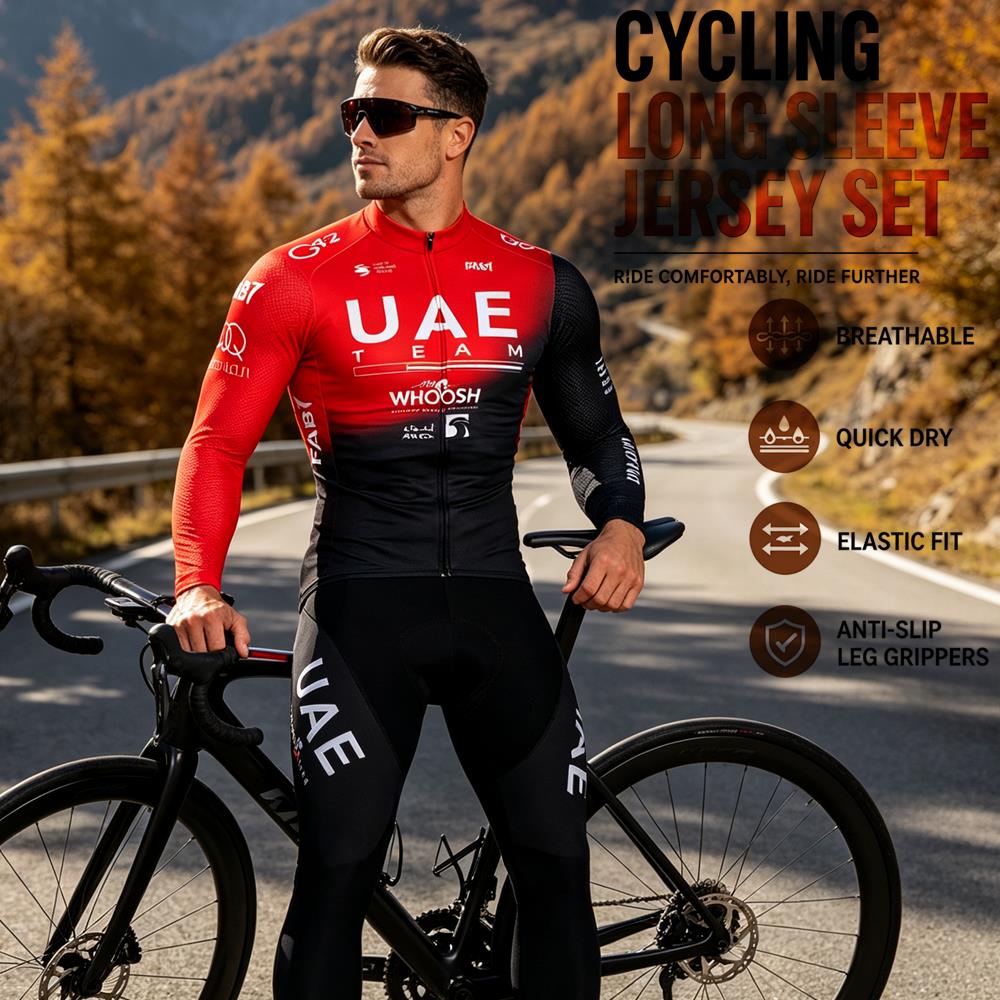 Cycling Gear Brands - Spring Summer Long Sleeve Cycling Jersey
