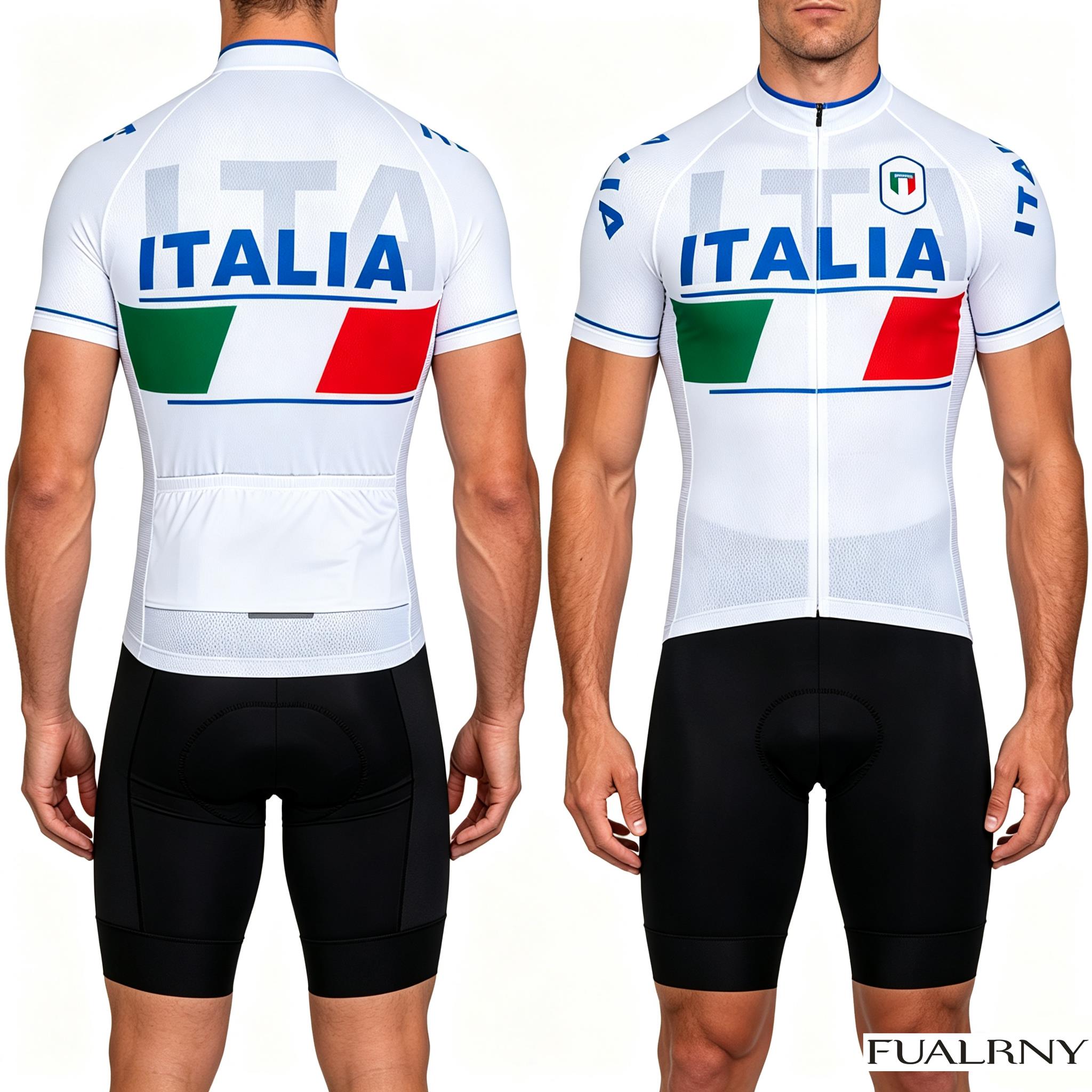 Cycling Bib Shorts - ITALIA Summer Cycling Jersey Set Maillot