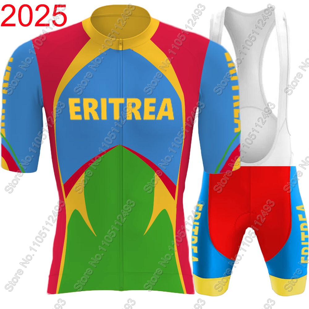 Cycling Bib Shorts - 2025 Eritrea National Team Cycling Jersey