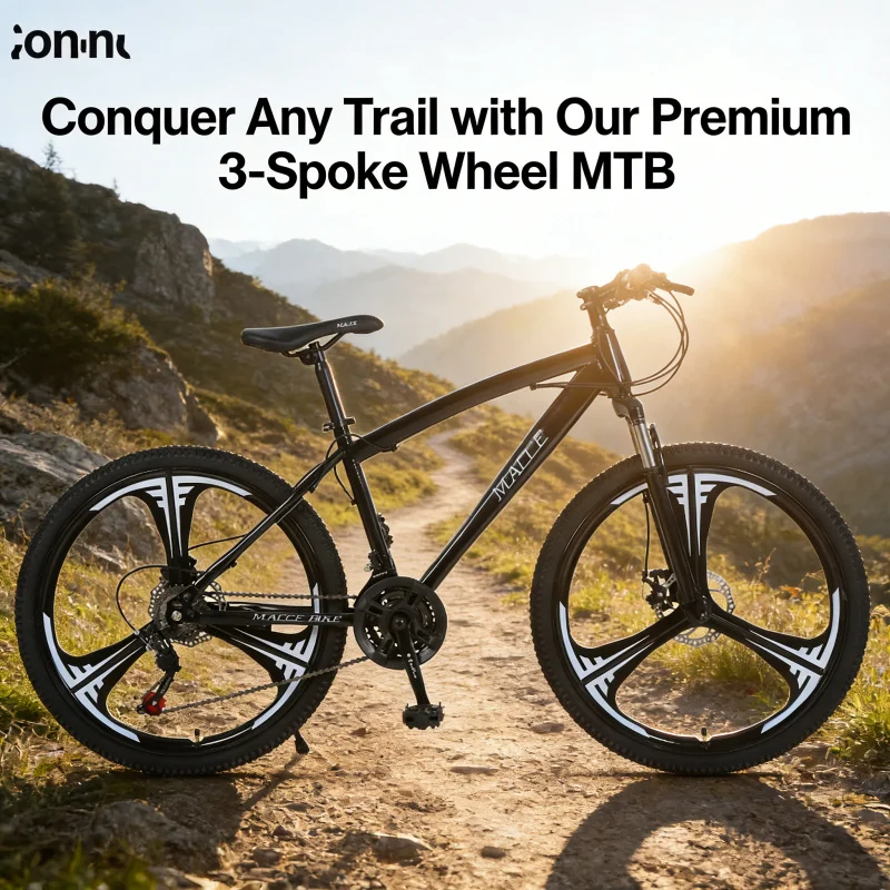 Black 24-inch Three-Knife Moun - огляд і ціна Carbon Bike Frame